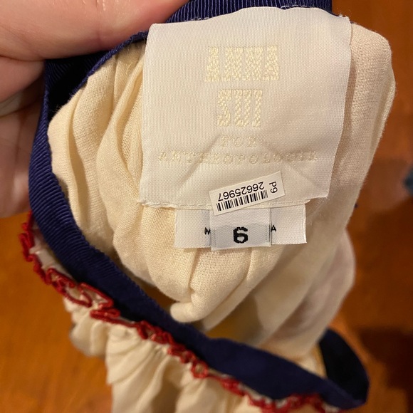 Anna Sui For Anyhropologie Gingham Western Horse Skirt - Picture 5 of 5